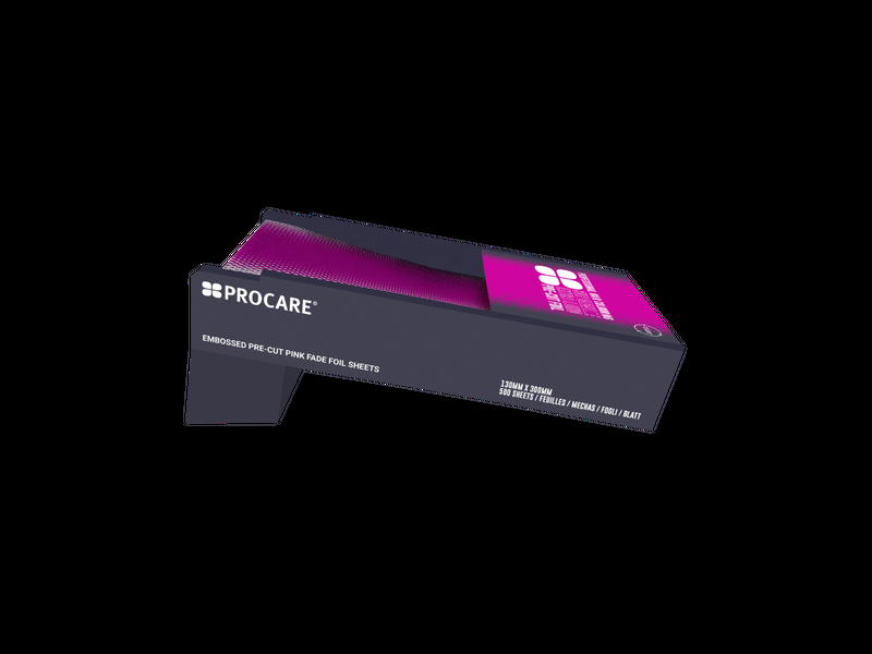PROCARE Embossed Superwide Extre Long Pre-Cut Hair 130 x 300 mm 500 Stk. pink