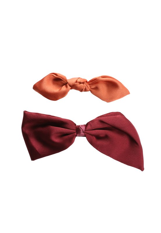Trisa Fashion Masche auf Frenchclip rot 2 Stk.