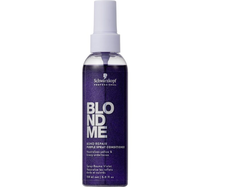 Schwarzkopf BlondMe Bond Repair Purple Spray Conditioner 150 ml