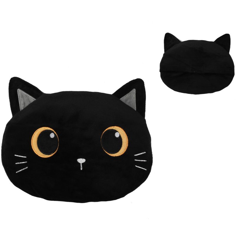I-TOTAL W&auml;rmekissen, Black Cat XL2630A schwarz