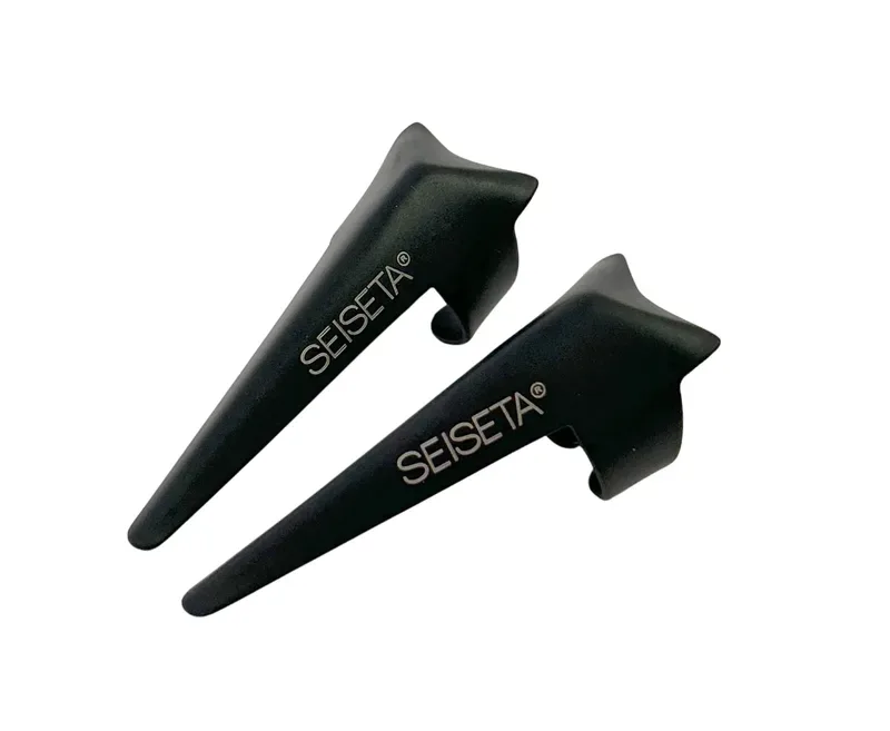 Seiseta Metallic nails schwarz 2 Stk.