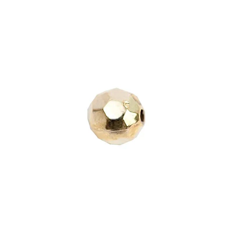 Rico Facettenkugel, gold, klein, 5 mm, Accessoires Display III