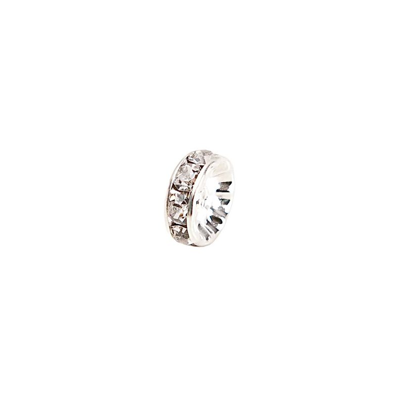 Rico Strassrondell glatt, weiss, 4 mm, Accessoires Display l