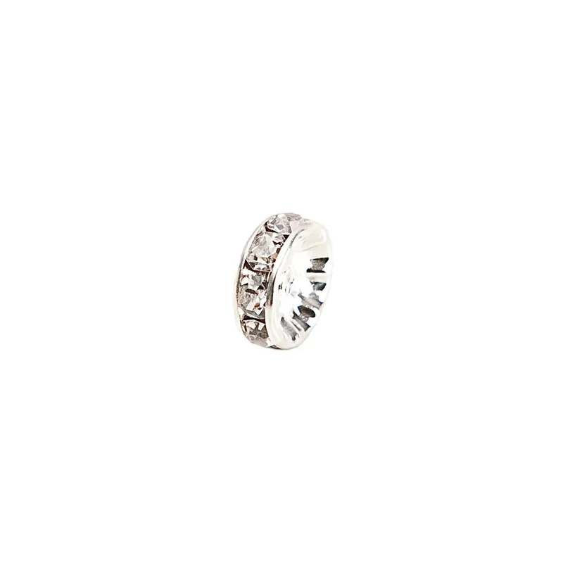 Rico Strassrondell glatt, weiss, 6 mm, Accessoires Display l