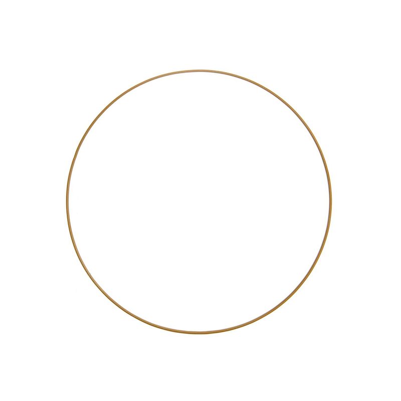 Rico Metallring, gold matt, 20 cm, Eisen