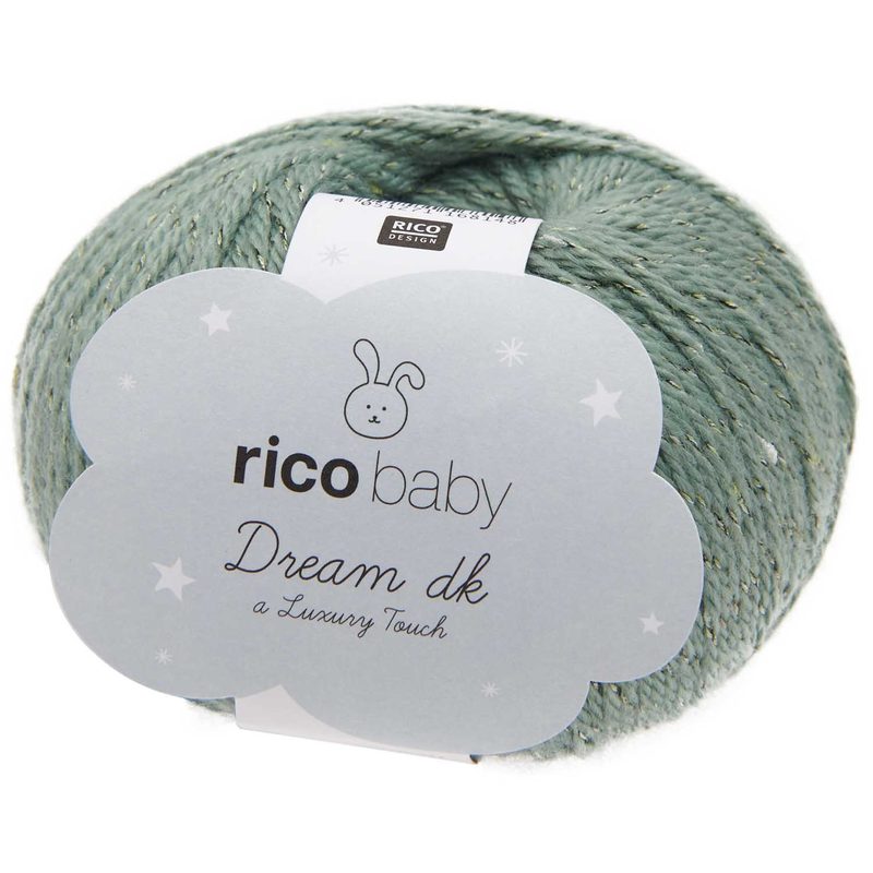 Rico Baby Dream Tweed dk moos, 50 g, 145 m, 45 % PA, 38 % PAN, 17 % CV