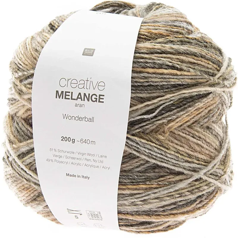 RICO-Design - Handarbeitsgarn, Multicolor