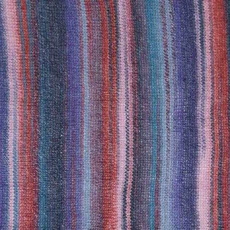 Rico Creative Melange DK, petrol-magenta, 50 g, 200 m, 53 % WO, 47 % PAN