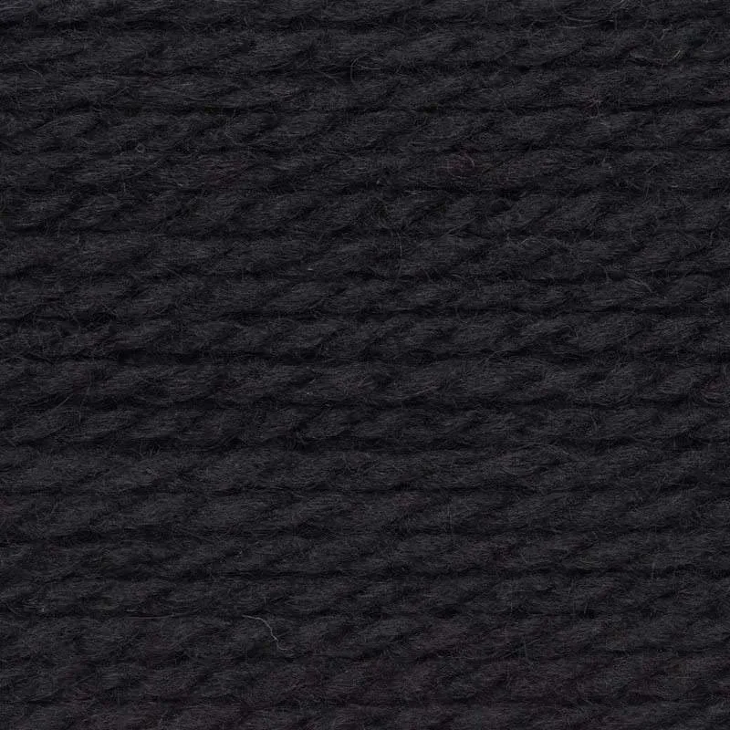 Rico Creative Soft Wool Aran, schwarz, 100 g, 300 m, 75 % PAN, 25 % WO