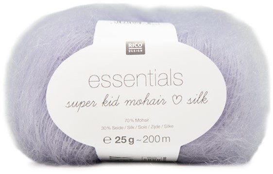 Rico Essentials Super Kid Mohair Loves Silk, veilchen, 25 g, 200 m, 70 % WM, 30 % SE