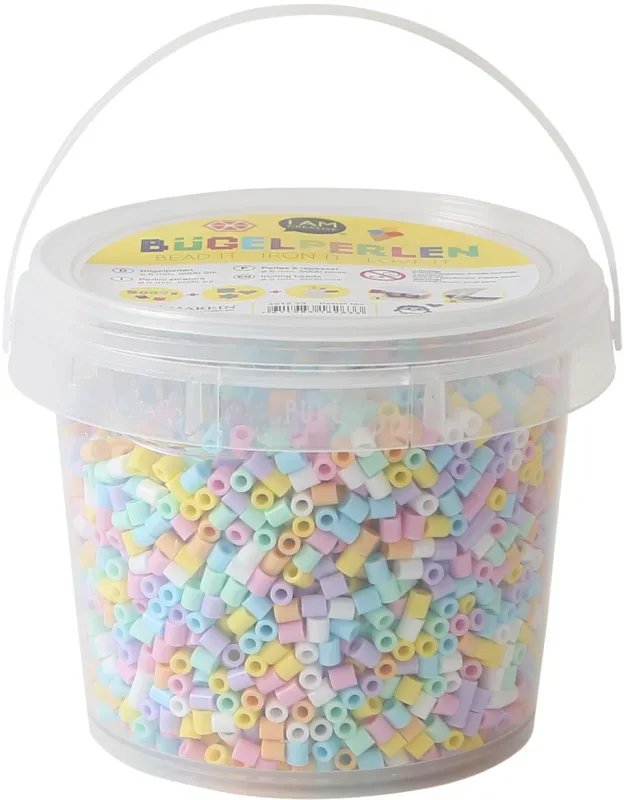 I AM CREATIVE B&uuml;gelperlen 4012.23 Pastell Mix 5000 St&uuml;ck