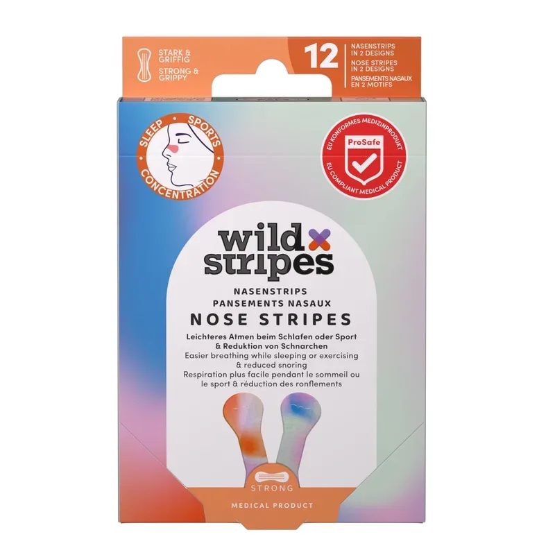 Wild Stripes - Nose Patches Sunrise, 12 Stück