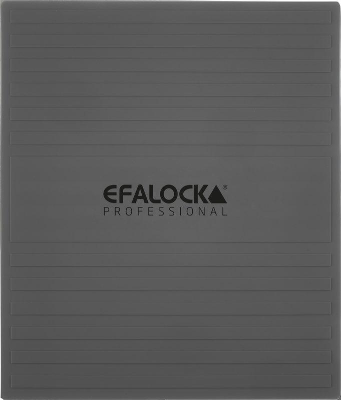 Efalock eNOBILE Hitzeschutzmatte hellgrau 32x27 cm