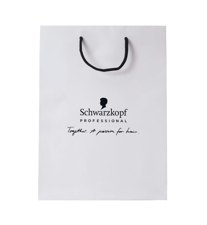 Schwarzkopf Papiertragtasche 20 x 10 x 27 cm 50 Stk.