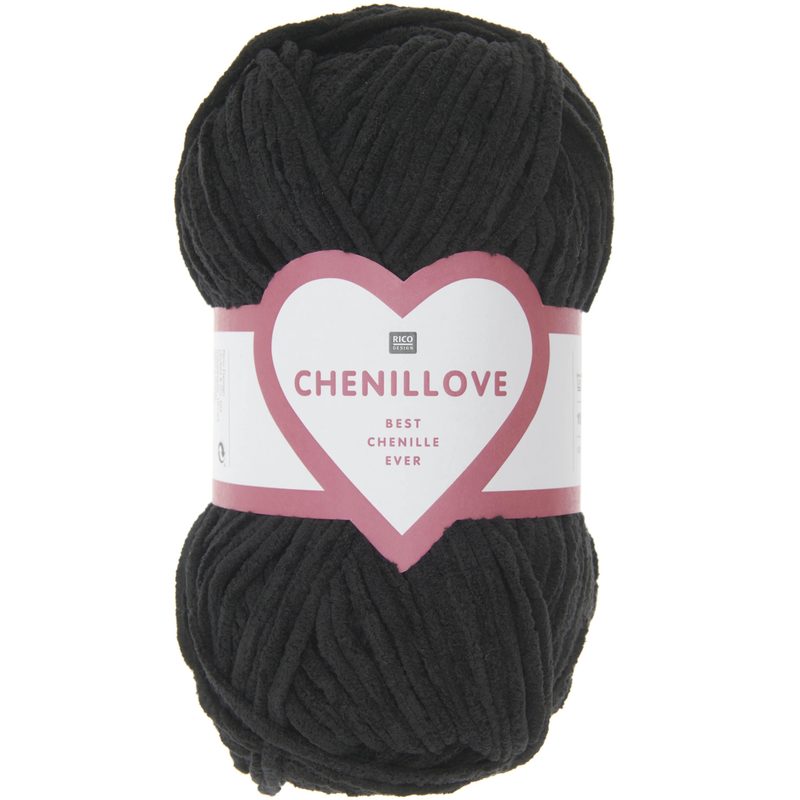 RICO-Design - Strickgarn, 100GCA110M, Black