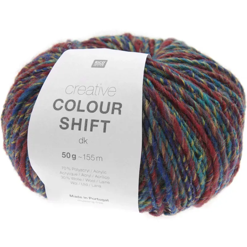 RICO-Design - Handarbeitsgarn, 50G/155M, Multicolor