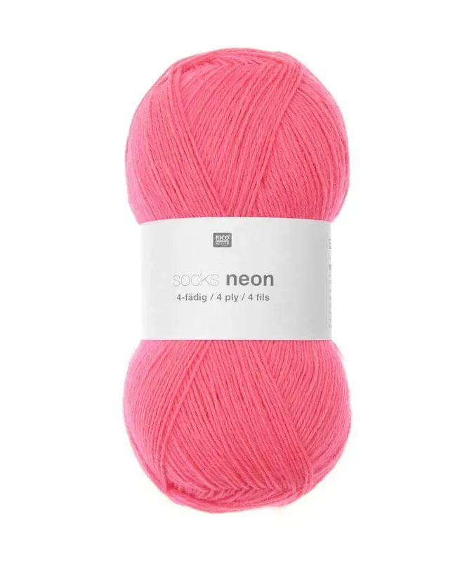 RICO-Design - Handarbeitsgarn, 100G/400M, Rot
