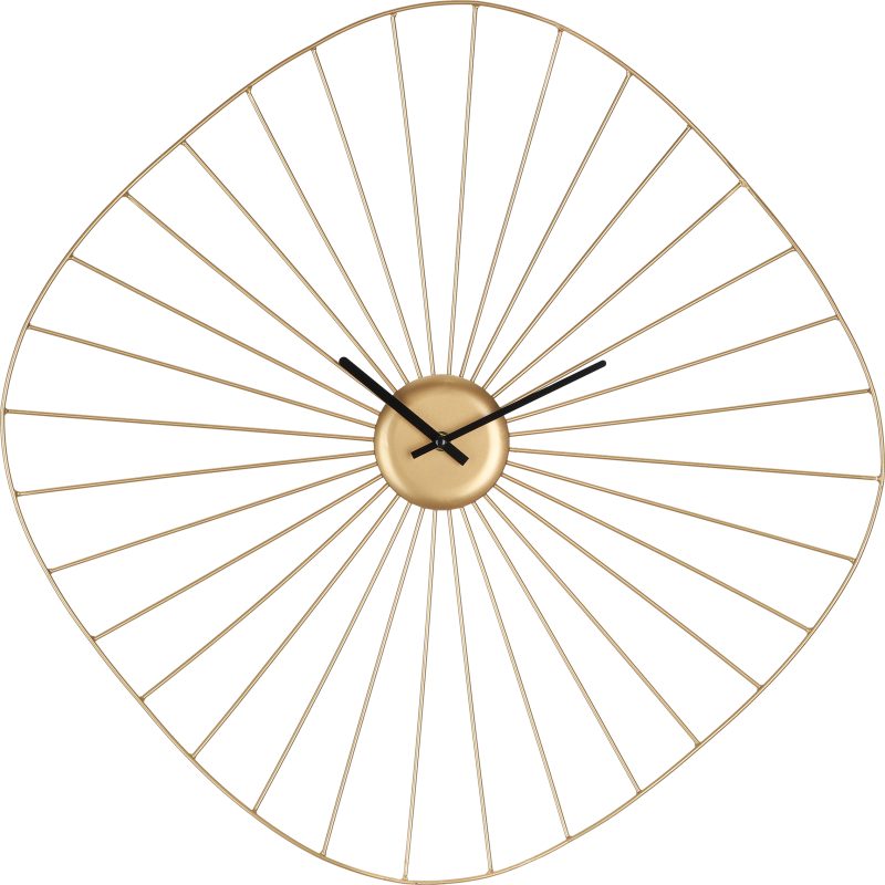EGLO Wanduhr Matsumoto 60x60cm 425517 gold/schwarz