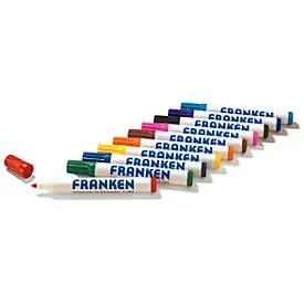 FRANKEN Whiteboard Marker 2-6mm Z1901 assortiert 10 St&uuml;ck