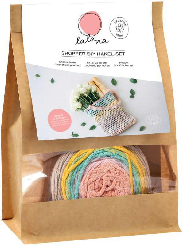 I AM CREATIVE Shopper DIY H&auml;kel Set 1000-1087 pastell