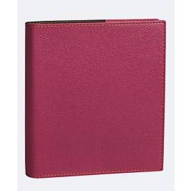 QUO-VADIS Agenda Club Executif 2026 014967Q 1W/2S himbeer DE 16x16cm