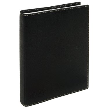 QUO-VADIS Agenda Club Executif 2026 014086Q 1W/2S schwarz FR 16x16cm