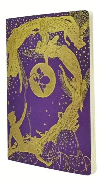 PAPERBLANKS Notizheft A5 CBD6281 Violet Fairy blanko 80 S.