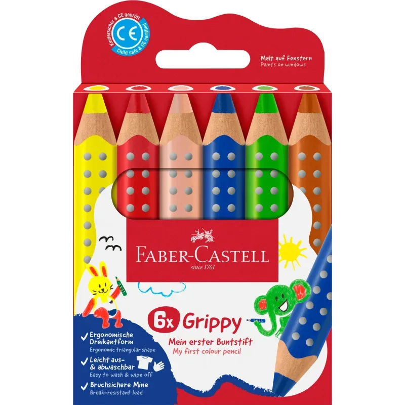 Faber-Castell - Farbstift Set, 2X11X16CM, Rot