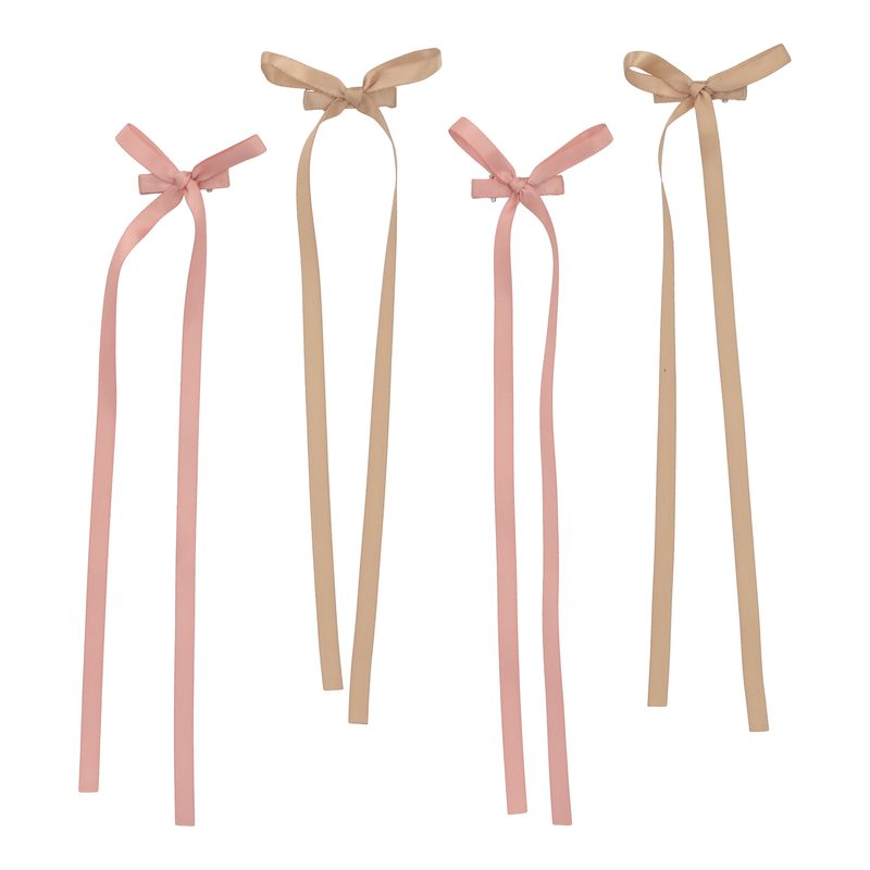 TRISA Fashion Maschen auf Clip Set Beige-Rosa 4 Stk.