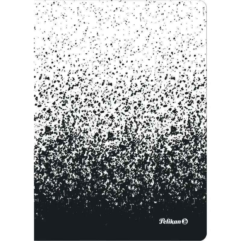 PELIKAN Notizbuch A5 300002306 kariert schwarz/weiss