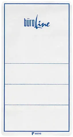 B&Uuml;ROLINE Etiketten 85x160mm 660746 weiss 50 St&uuml;ck