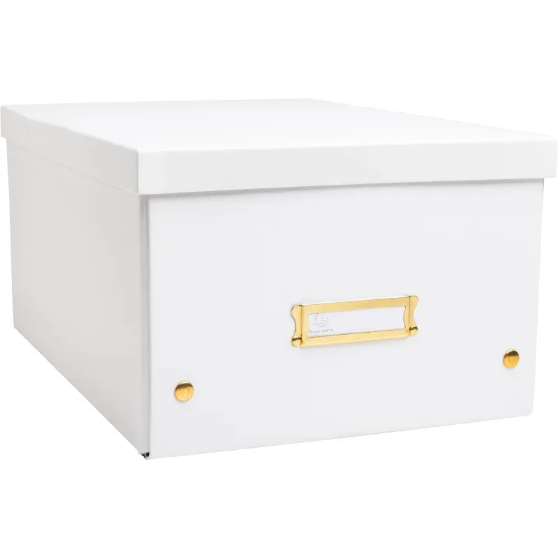 EXACOMPTA Aufbewahrungsbox Neo Deco A4+ 62358E weiss 27x36x19cm