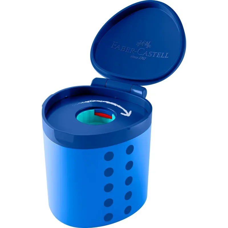 FABER-CASTELL Spitzdose Grippy 181790 blau