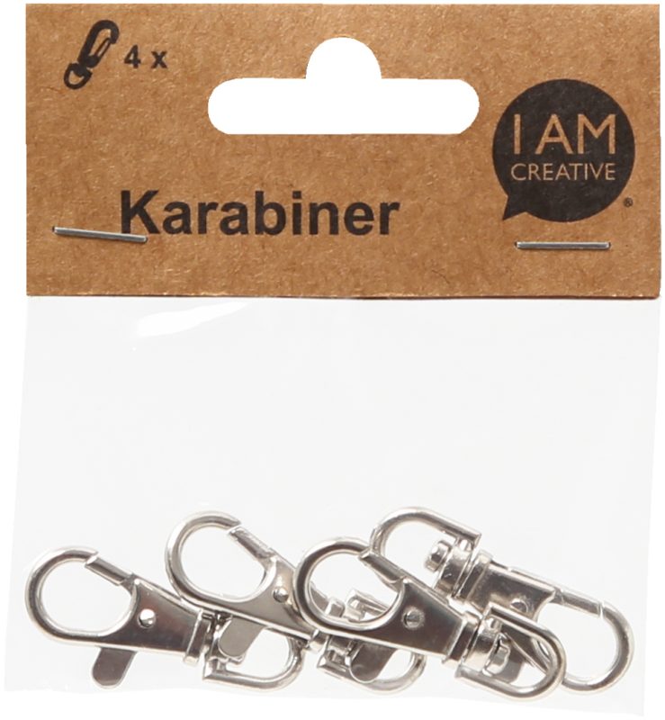 I am Creative - Karabinerhaken, 38X15MM, Multicolor