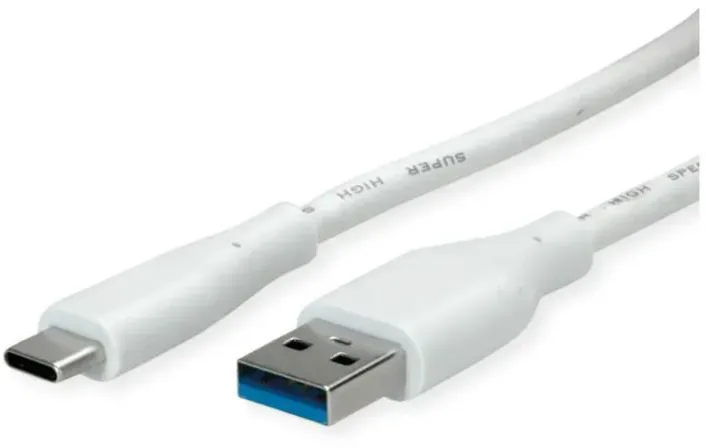 SCHOENENBERGER - Adapterkabel, Cable USB-A to USB-C, Weiss