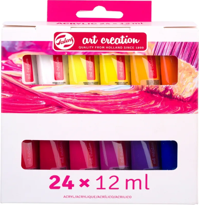 TALENS Acrylfarbe 24 x 12ml 9021824M Starterset