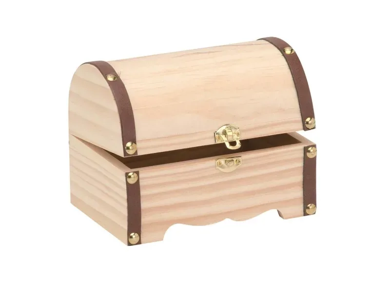 GLOREX Schatztruhe 15x10x10cm 62003250 Holz