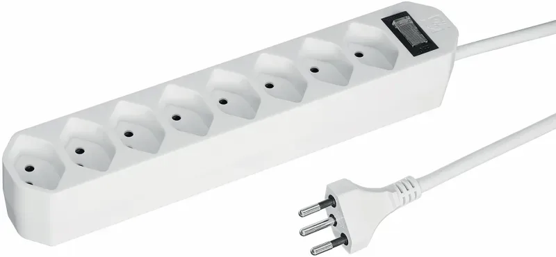 STEFFEN Steckdosenleiste Power Easy 986052203 1.5m, 5xT13, weiss