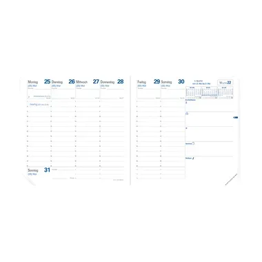 QUO-VADIS Ersatzinhalt Executif 2026 014004Q 1W/2S Impala/Club DE 16x16cm