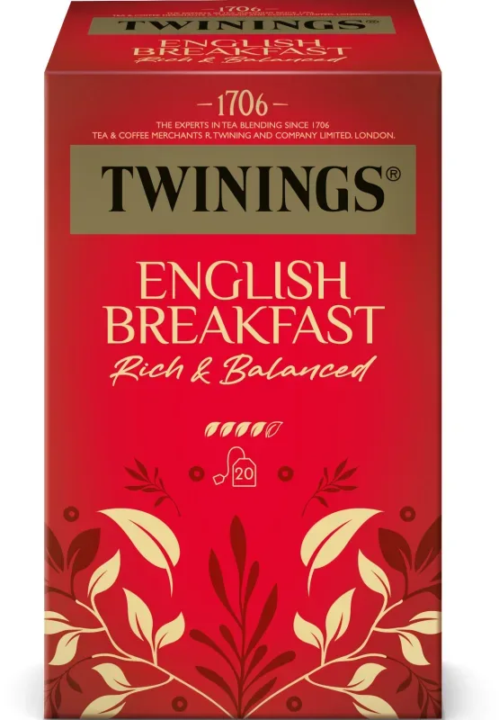 TWININGS English Breakfast 100018059 Beutel 2g, 20 Stk.