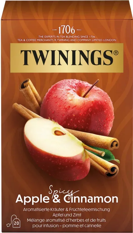 TWININGS Spicy Apfel & Zimt 100017244 Beutel 1.5g, 20 Stk.
