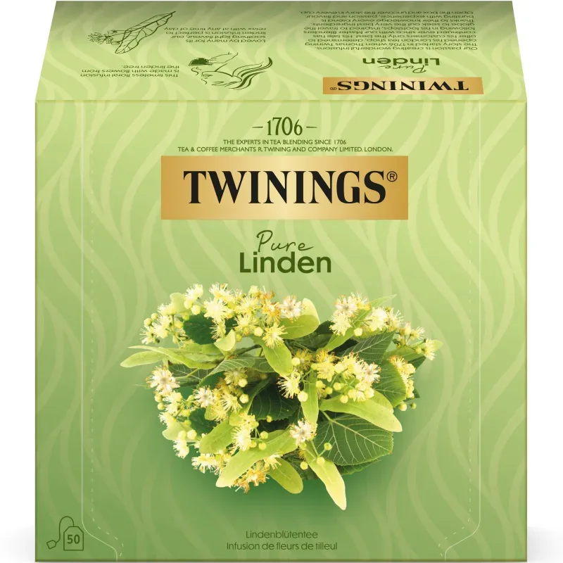 TWININGS Pure Lindenbl&uuml;ten 100012269 Beutel 1.5g, 50 Stk.