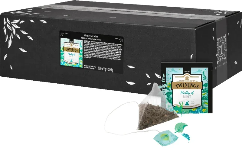 TWININGS Medley of Mint 100015081 Pyramide 2g, 100 Stk.