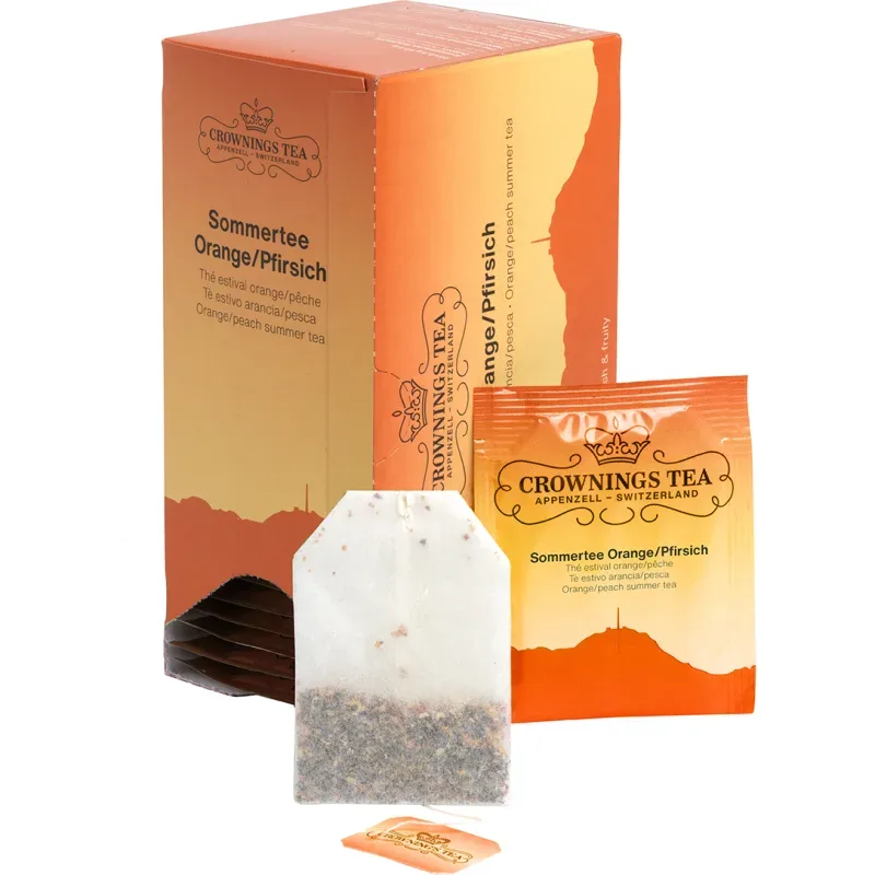 CROWNING'S Sommertee Orange/Pfirsich 104123 Beutel 2.5g, 25 Stk.