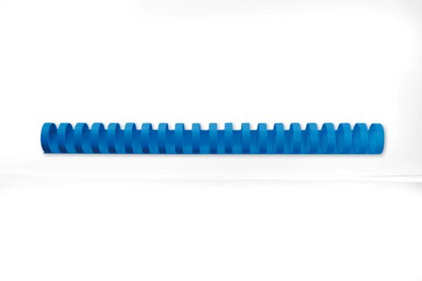 GBC Plastikbindr&uuml;cken 22mm A4 4028622 blau, 21 Ringe 100 St&uuml;ck