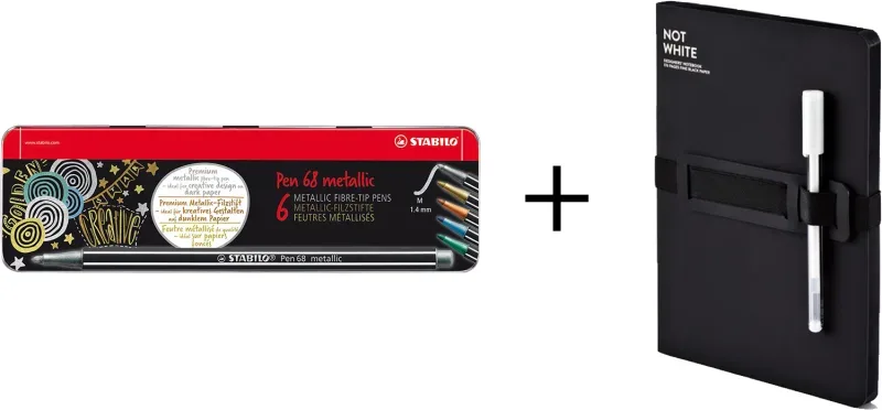 STABILO Fasermaler Pen 68 metallic 106883106 Nuuna Bundle
