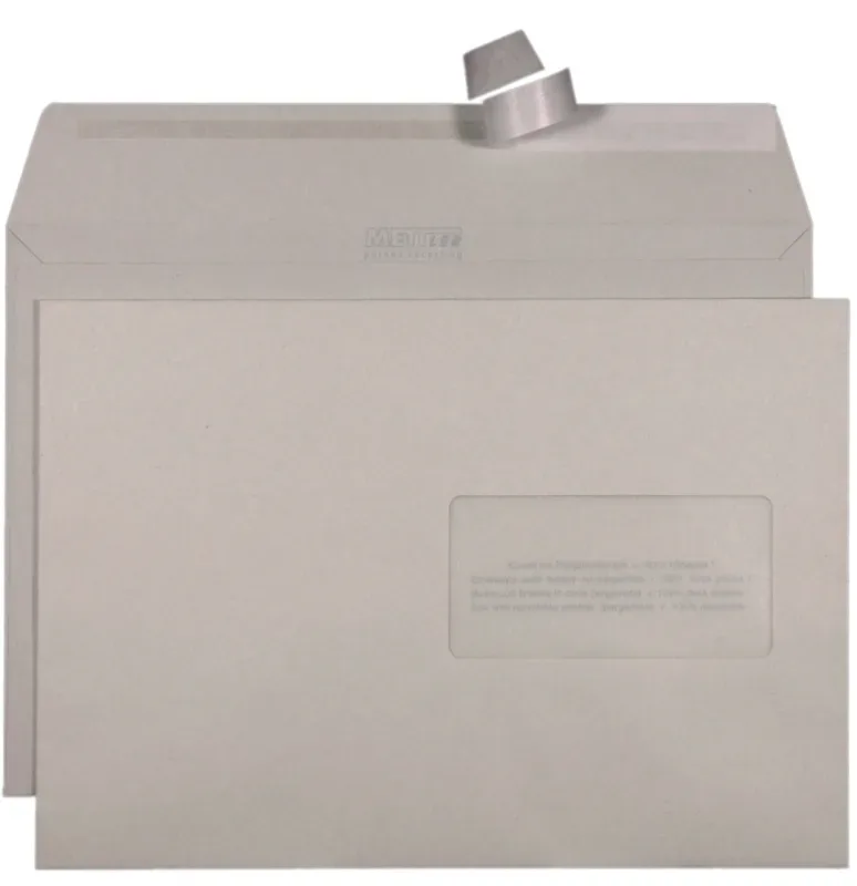 METTLER Couvert Fenster rechts B5 8094-1R 100g, recycling 500 Stk.