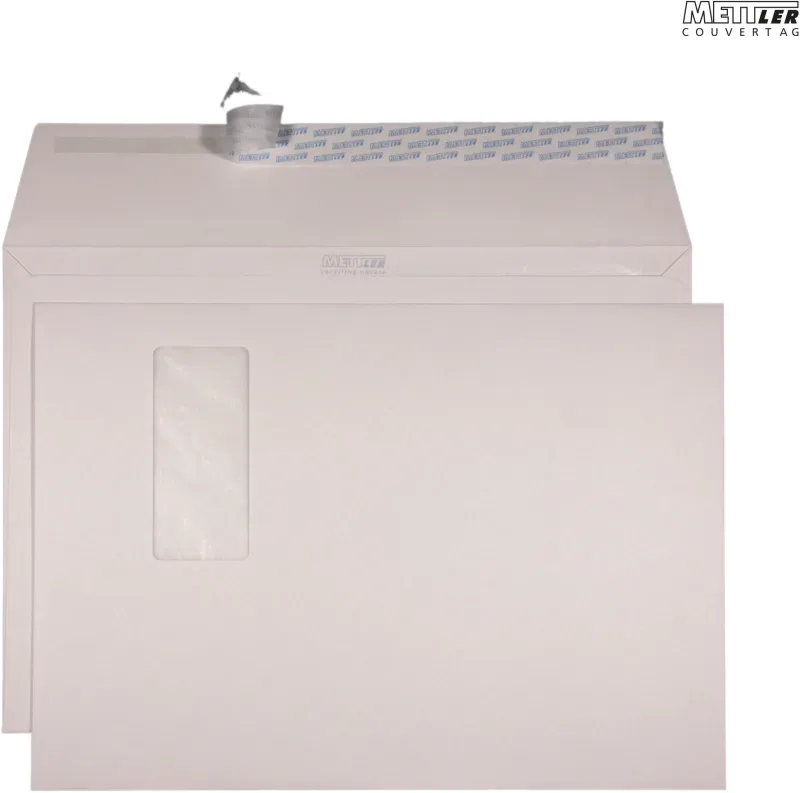 METTLER Couvert Fenster links C4 9145 120g, recycling 250 Stk.
