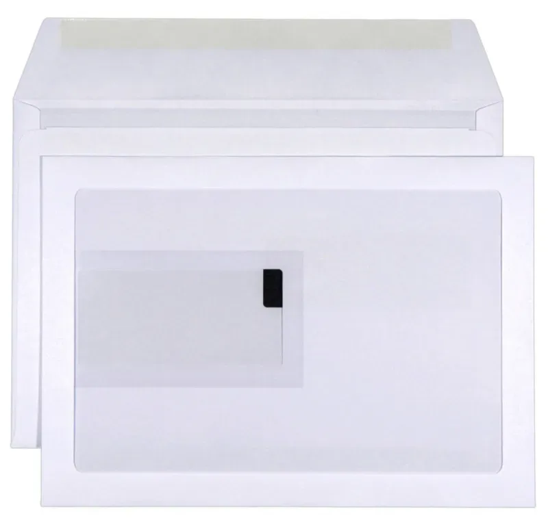METTLER Couvert Werbefenster rechts C5 8074-WERBEF 100g, ultraweiss 500 Stk.