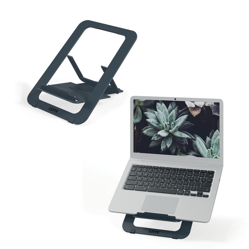 LEITZ Monitorst&auml;nder Ergo 6346-00-89 Alu, dunkelgrau
